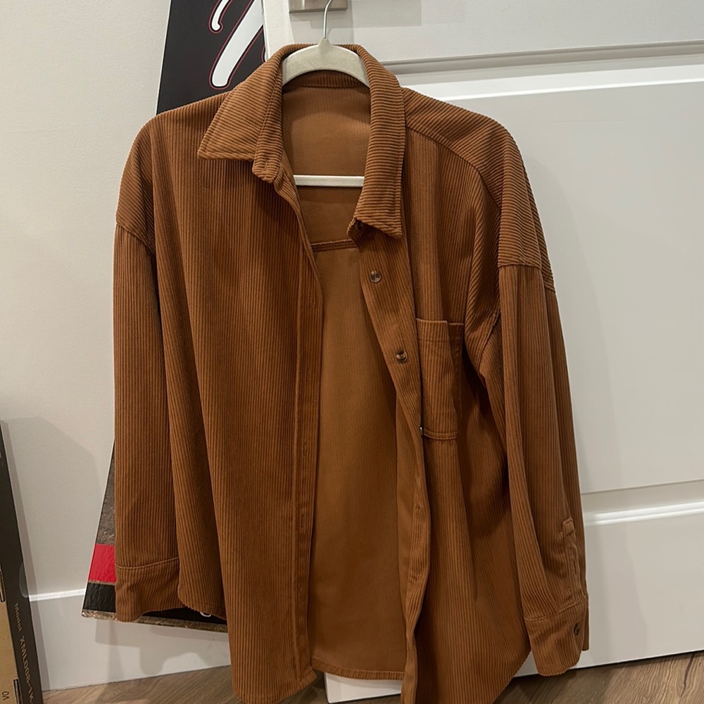 brown jacket
